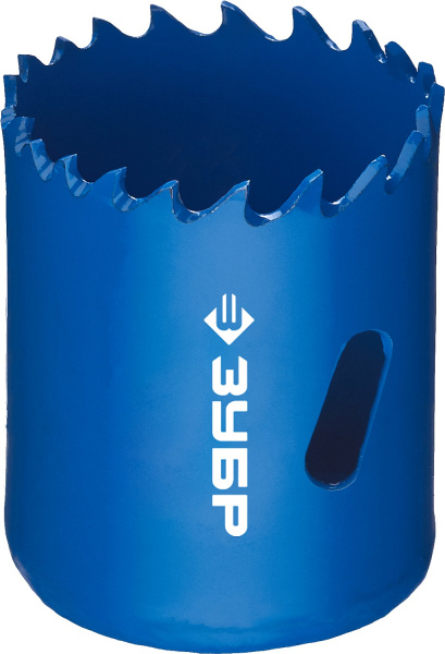 41мм, коронка биметаллическая, быстрорежущая сталь ЗУБР