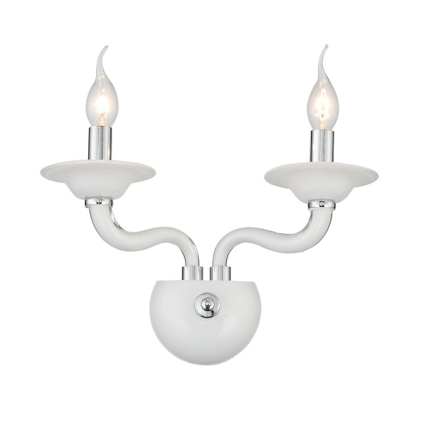 Бра Хром, Белый/Белый E14 2*40Вт SL1112.501.02 ST LUCE
