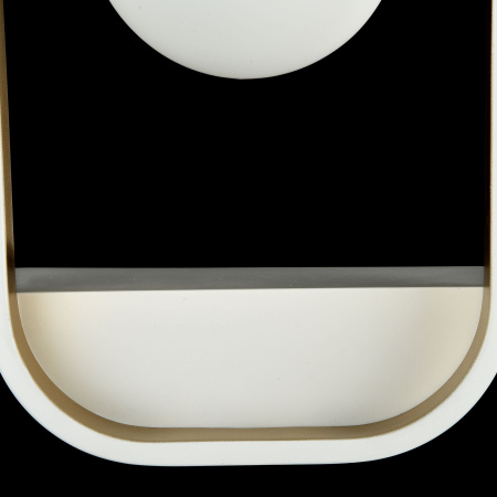 Бра 1*G9 40Вт Белый с Золотом IP22 Avola MOD431-WL-01-WG Maytoni