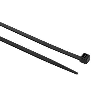 Хомут P6,6 стандартный (ч), 4,6x160 (100шт) FlexLock PROxima EKF
