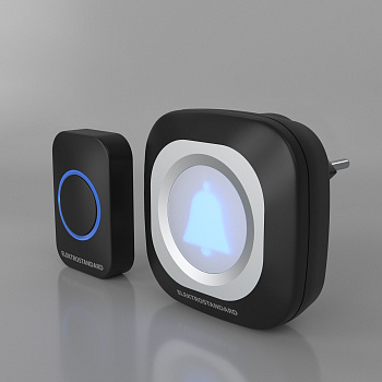 Звонок беспроводной 36M черный IP44 (a047174) Elektrostandard