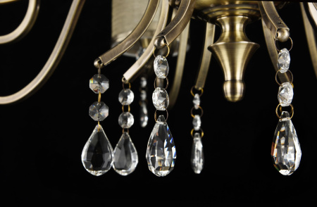 Люстра 6*E14 40Вт Бронза Антик IP20 Faust FR2300-PL-06-BZ Freya