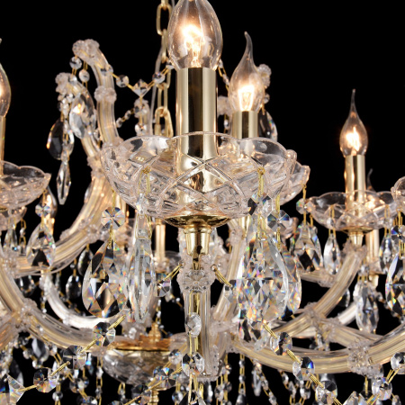 Люстра 35*E14 40Вт Золото IP20 Erna DIA880-PL-35-G Maytoni