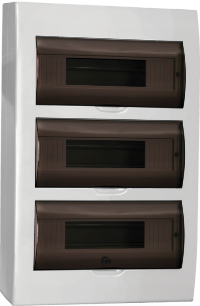 Корпус пластиковый ЩРН-П-36 IP41 белый KREPTA 3 IEK
