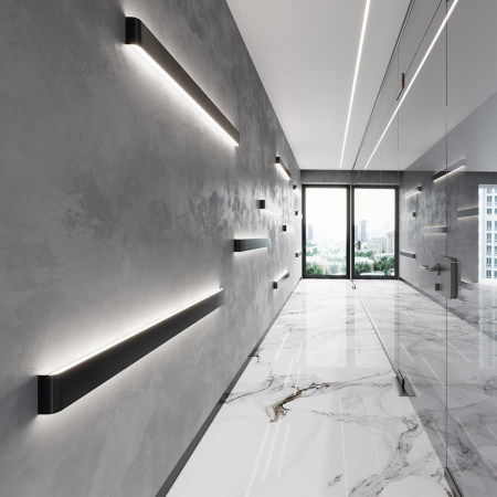 Настенный св-к IP20 LED 40W 3245Лм 3000K FRAMANT черный/металл ODEON LIGHT