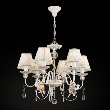 Люстра 6*E14 40Вт Белый с Золотом IP20 Elina ARM222-06-G Maytoni