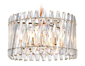 Подвесная люстра с хрусталем TR5063/6 GD/CL золото/прозрачный E14/6 max 40W D500*295 Ambrella Light