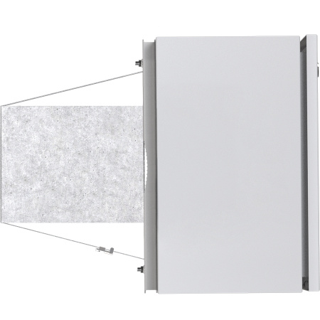 Комплект крепления на столб монтажной полосой (ширина шкафа до 400 мм) Basic EKF