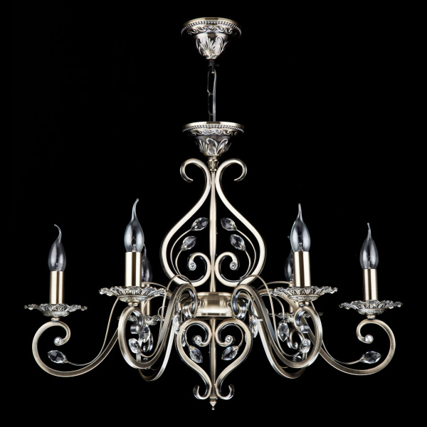 Люстра 6*E14 60Вт Бронза IP20 Leaves RC109-PL-06-R Maytoni