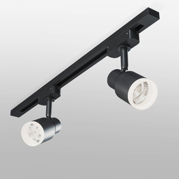 Трековый светодиодный светильник для однофазного шинопровода 7Вт 4200К черный IP20 Molly (a043140) Elektrostandard