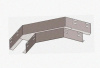 Лоток угловой замковый перфорированный КГЗ 200х65-90 УТ1,5 поворот на 90, оцинкованный лист S1,5