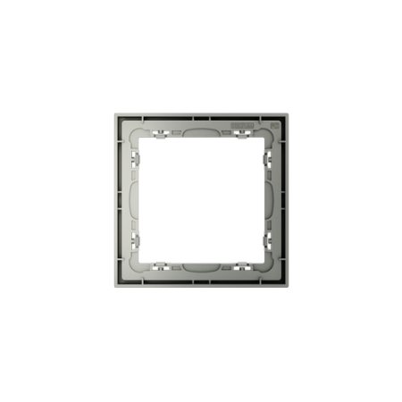 Рамка пластиковая Voltum S70 на 1 пост, (сталь)