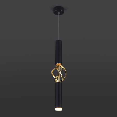 Подвесной светильник черный IP20 (50191/1 LED черный / золото) Eurosvet