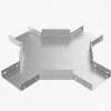 Лоток крестообразный замковый глухой КМЗГ 400х100 УТ1,5, оцинкованный лист, S1,5