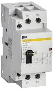 Контактор модульный с ручным управлением КМ40-20МР AC KARAT IEK