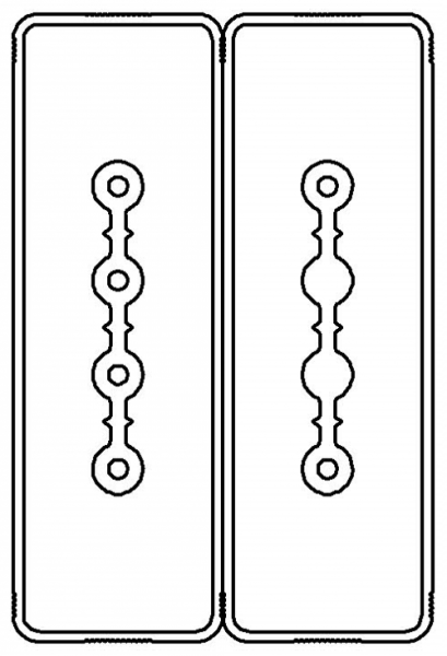 Секция прямая шинопровод 1+1 точек отвода L=1000мм Cu 4P+2P 25A DKC